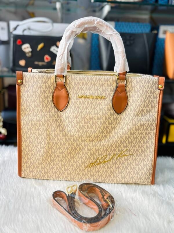 Mk inspired signature tote