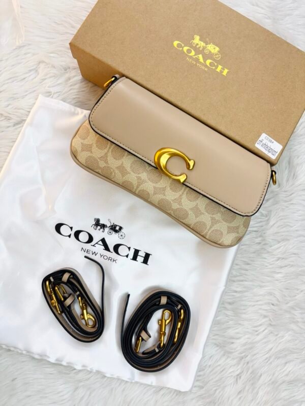 Coach inspired jet shoulder bag